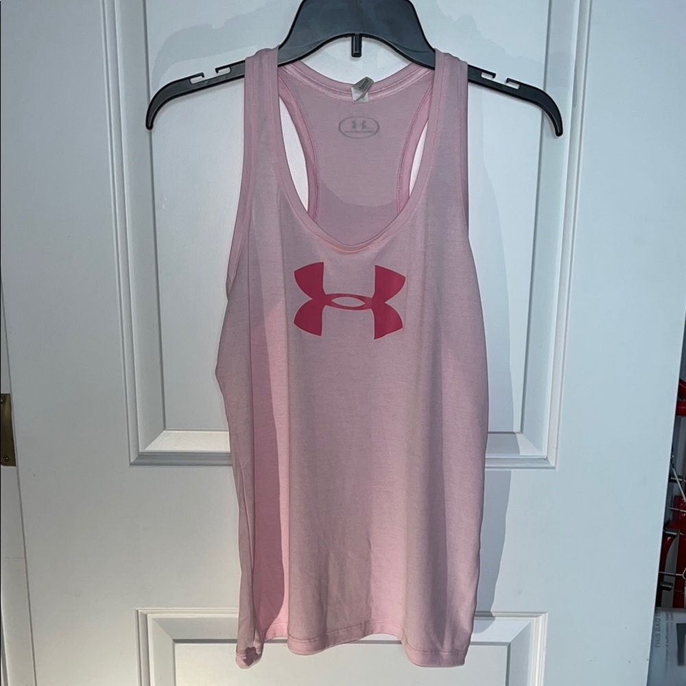 Under Armour Pink Sleeveless Tank Top with Racerback